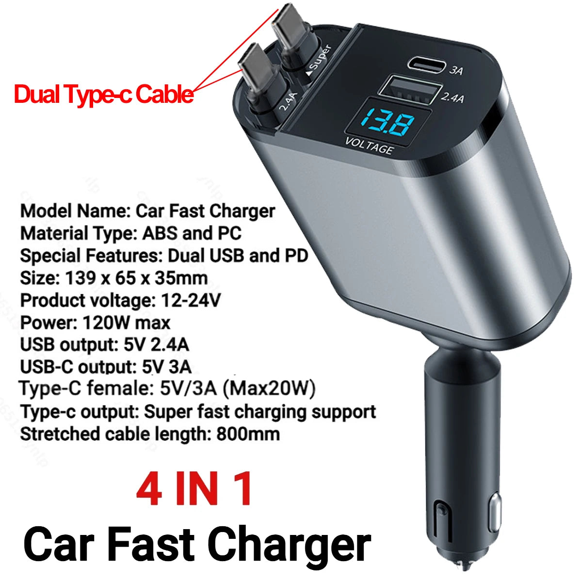 ChargeMate 4-in-1 Turbo